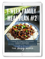 1-Week Family Meal Plan (#2)