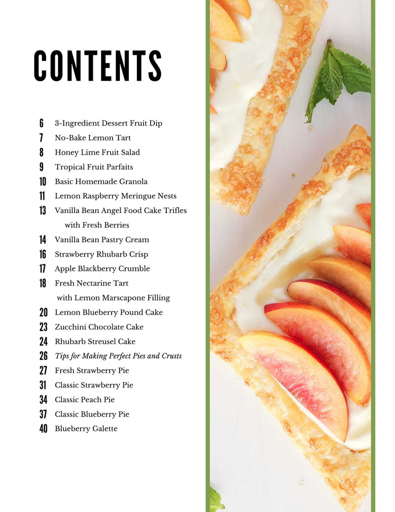 Summer Desserts Cookbook